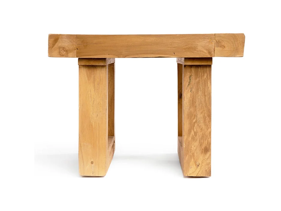 De Reclaimed Teak Bijzettafel - Naturel