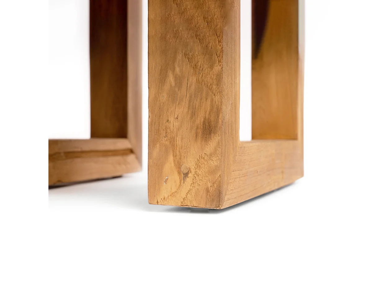 La Table D'Appoint En Teck Recyclé - Naturel