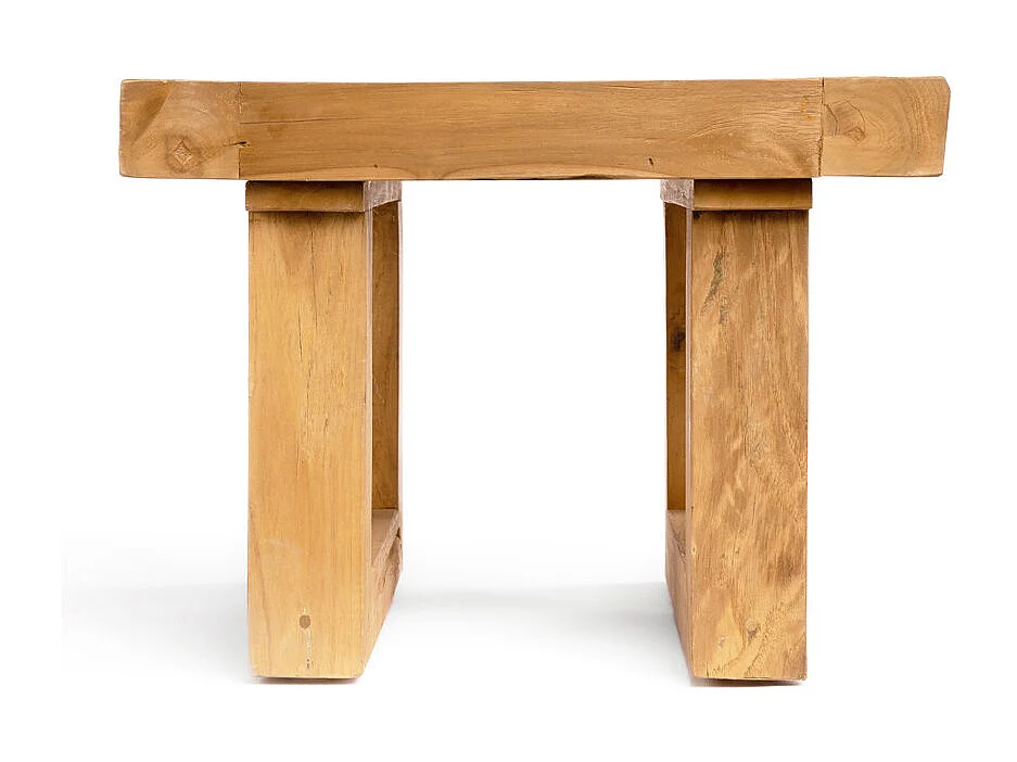 De Reclaimed Teak Bijzettafel - Naturel