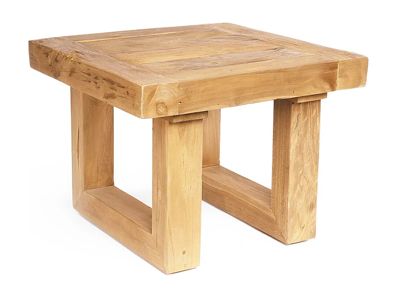 La Table D'Appoint En Teck Recyclé - Naturel