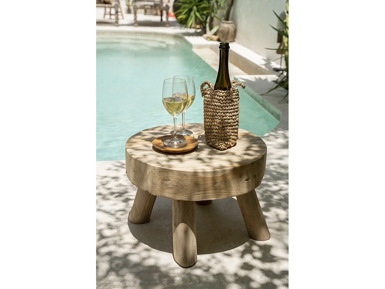 La Table d'Appoint Rhodes - Naturel