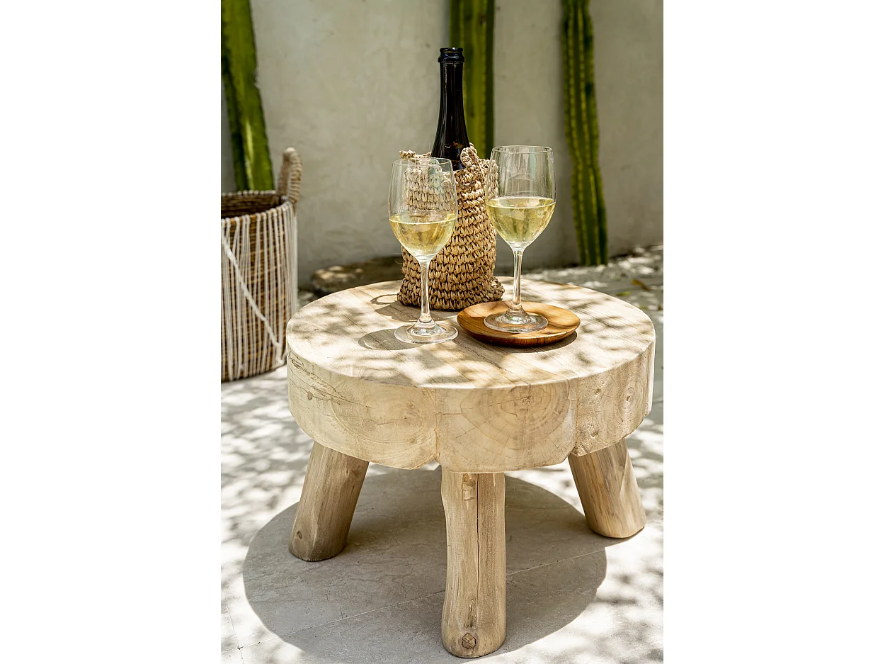 La Table d'Appoint Rhodes - Naturel