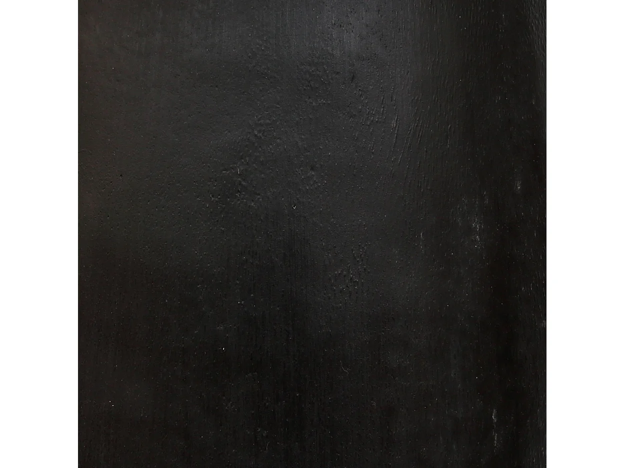 La Mesa Auxiliar Cónica de Madera - Negro - 50