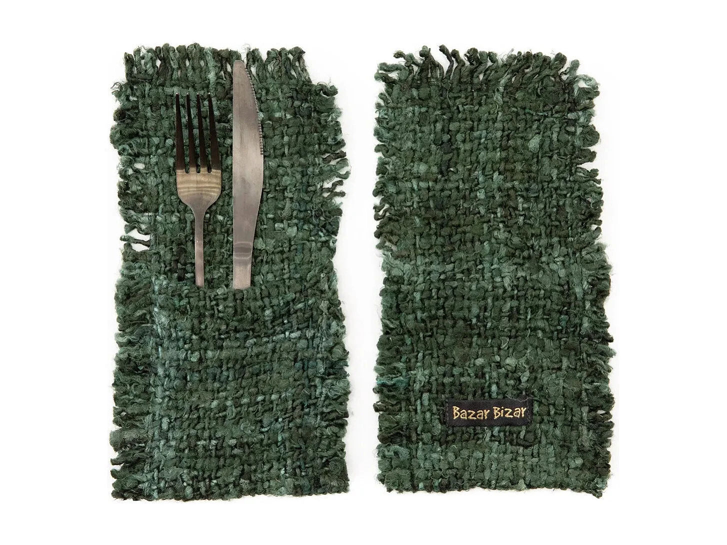 Le Porte-couverts Oh My Gee - Vert Forêt - Lot de 4