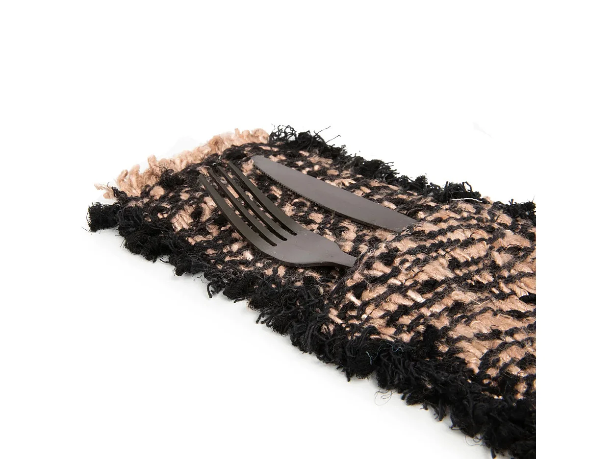 Le Porte-Couverts Oh My Gee - Noir Cuivre - Lot De 4