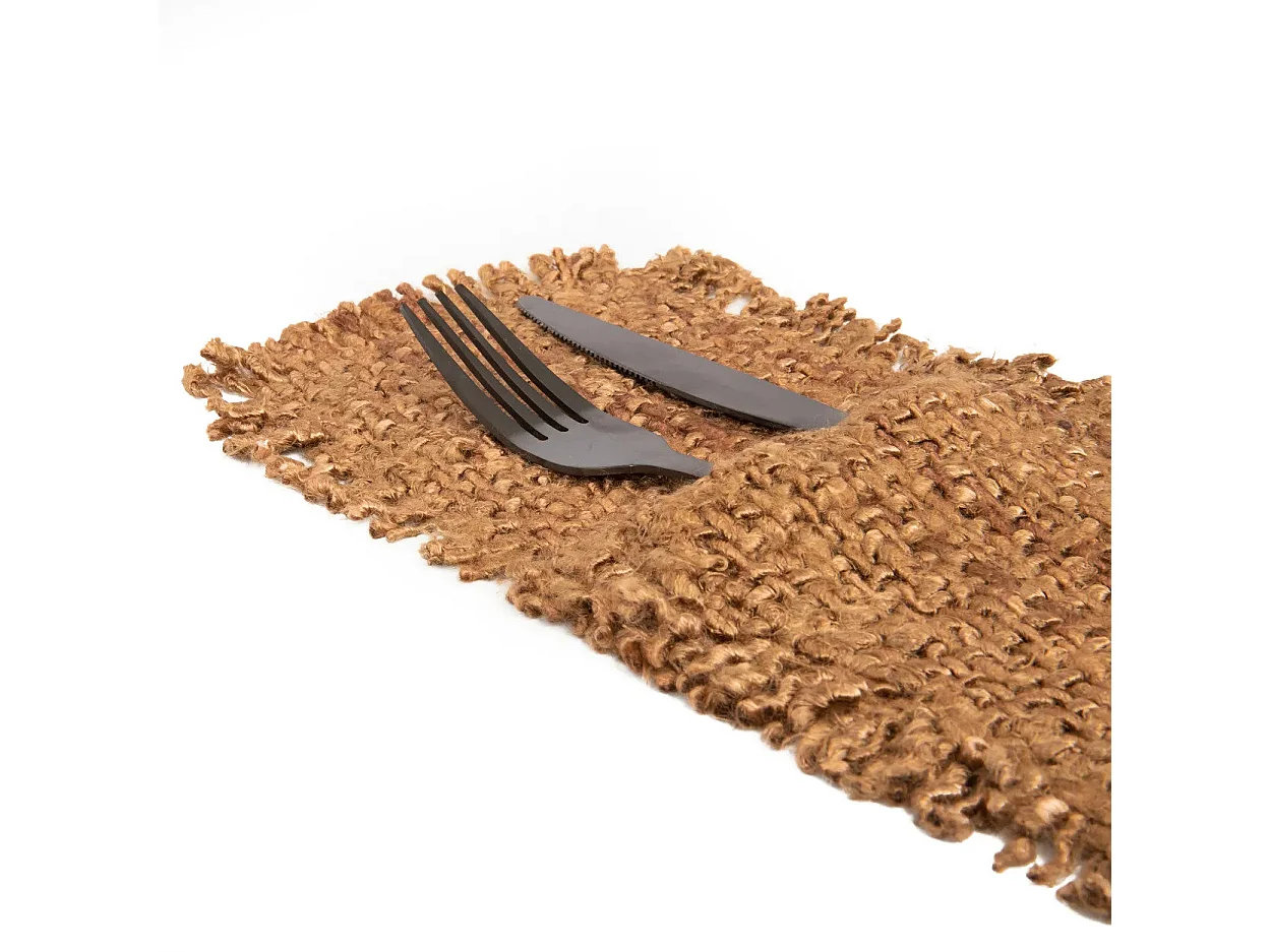 Het Oh My Gee Bestekzakje - Bruin - Set van 4