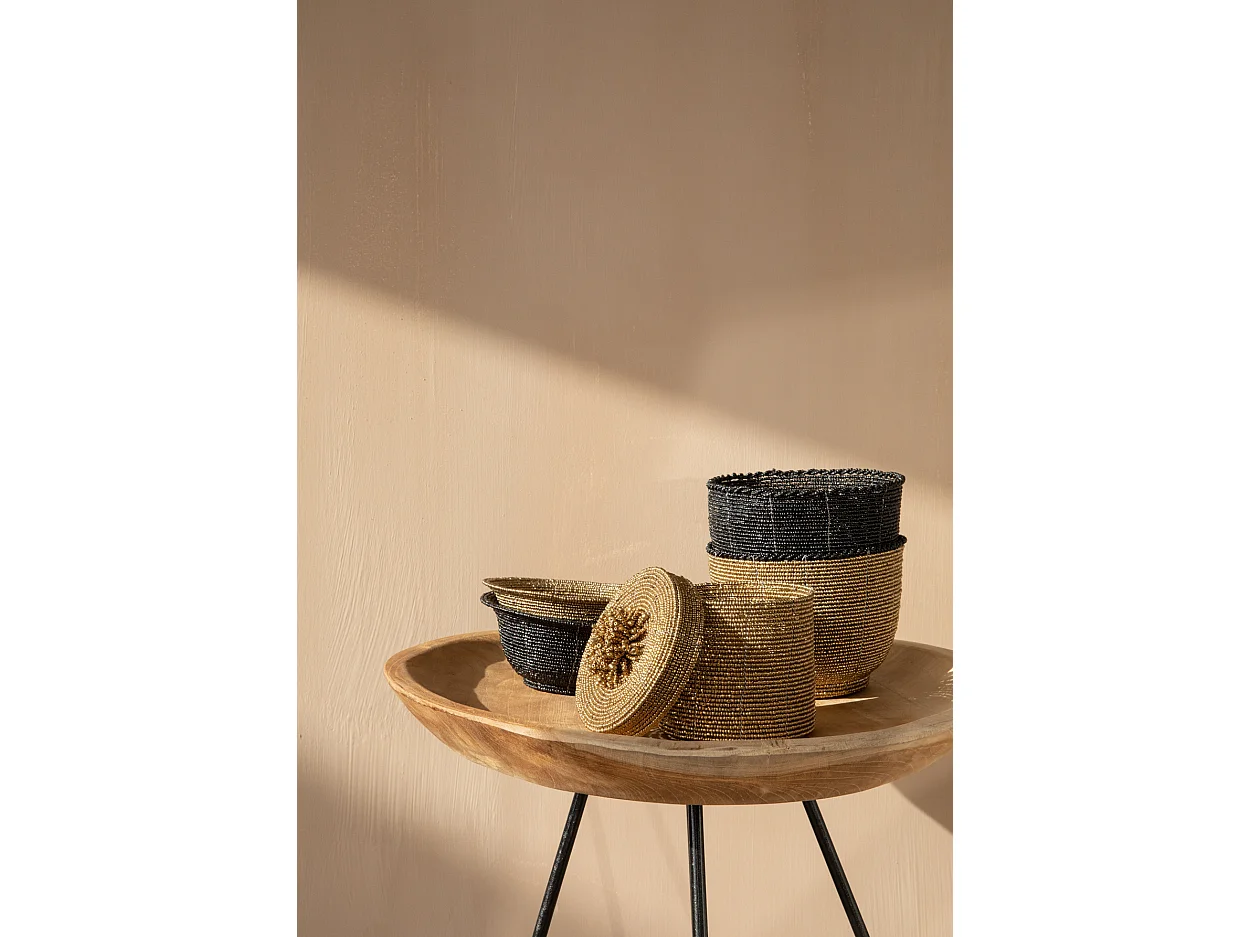 De Beaded Snoepjeskom - Goud - M