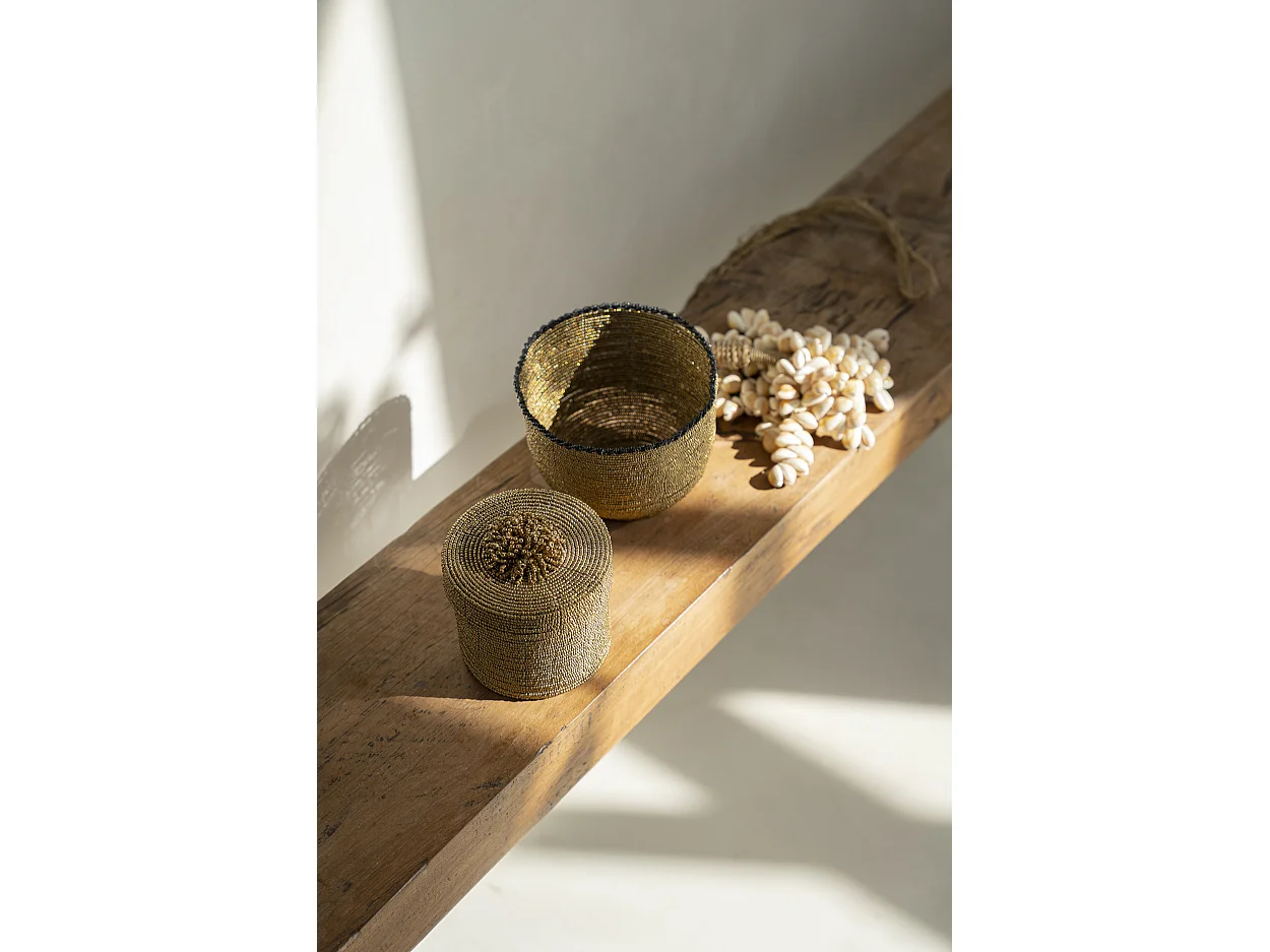 De Beaded Snoepjeskom - Goud - M