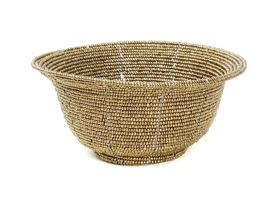 Le Bol Perlé Bas - Or - S