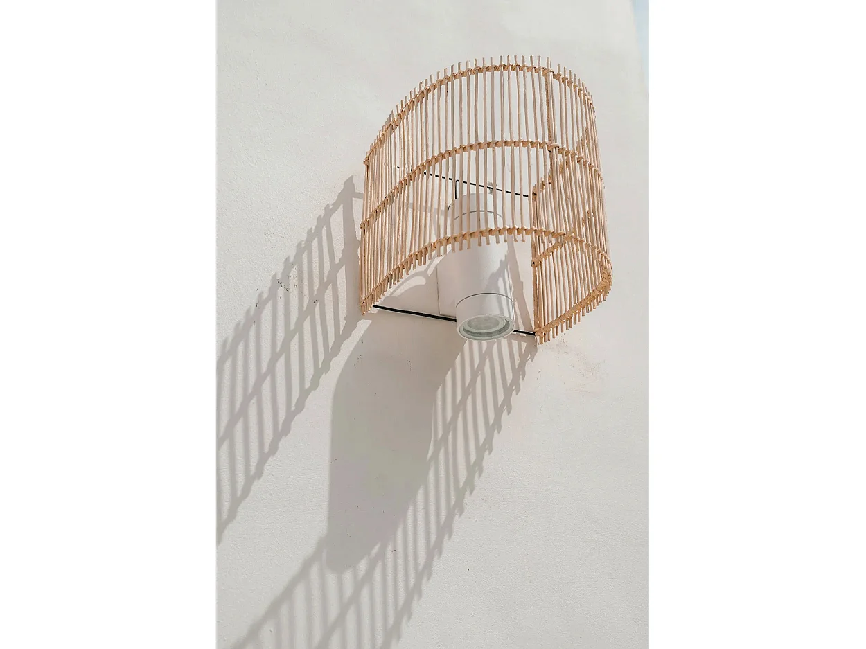 Die Gigi Applique Wandleuchte - Natur - S