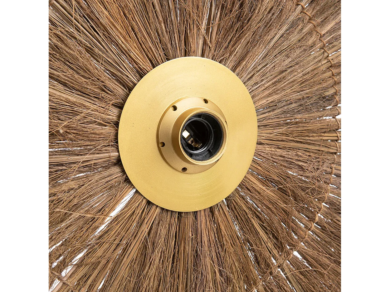 De Chi-Chi Muurlamp - Naturel Messing - M