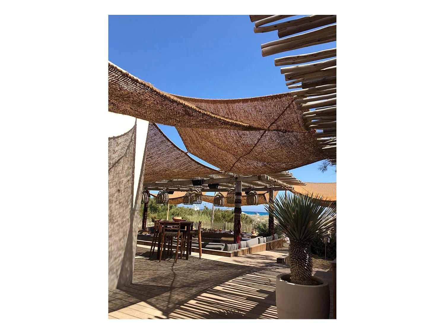 De Coco Shade Rechthoekig - Naturel - 300x200