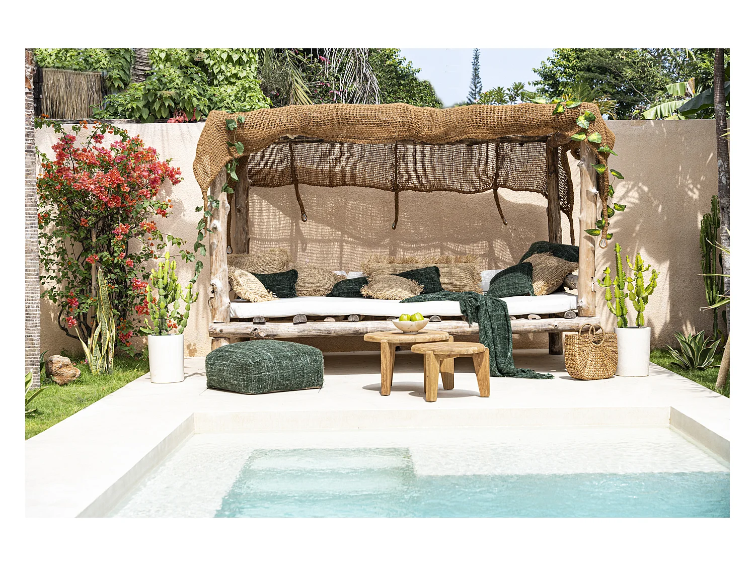 De Coco Shade Rechthoekig - Naturel - 300x200