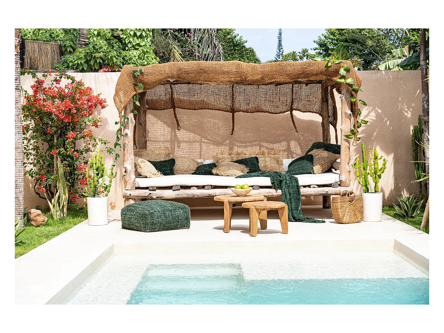 De Coco Shade Rechthoekig - Naturel - 300x200