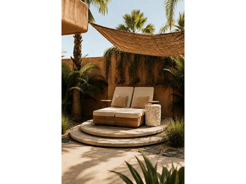 Der Coco Shade Rechteckig - Natur - 500x300