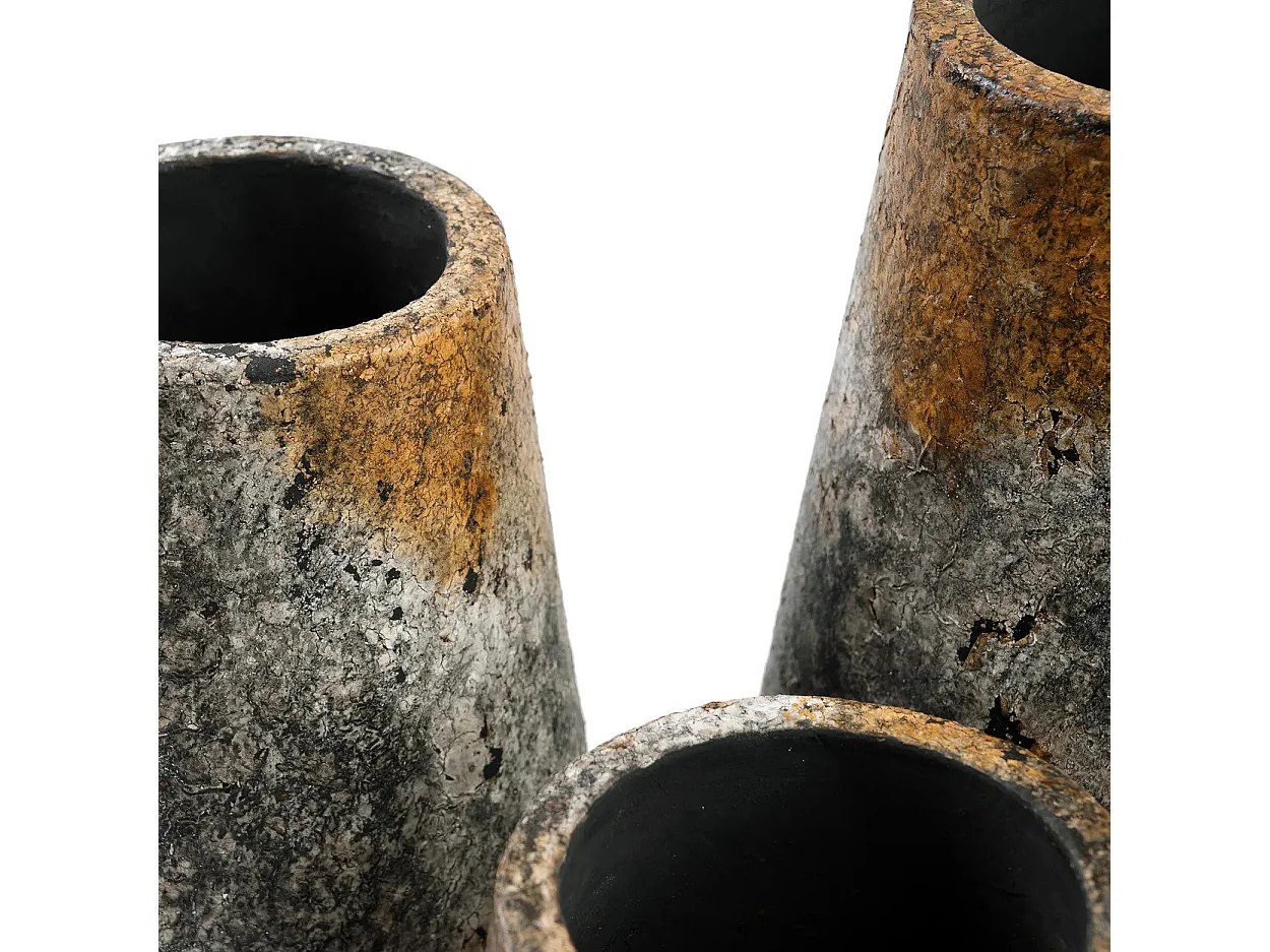 Le Vase Spooky - Gris Antique - L