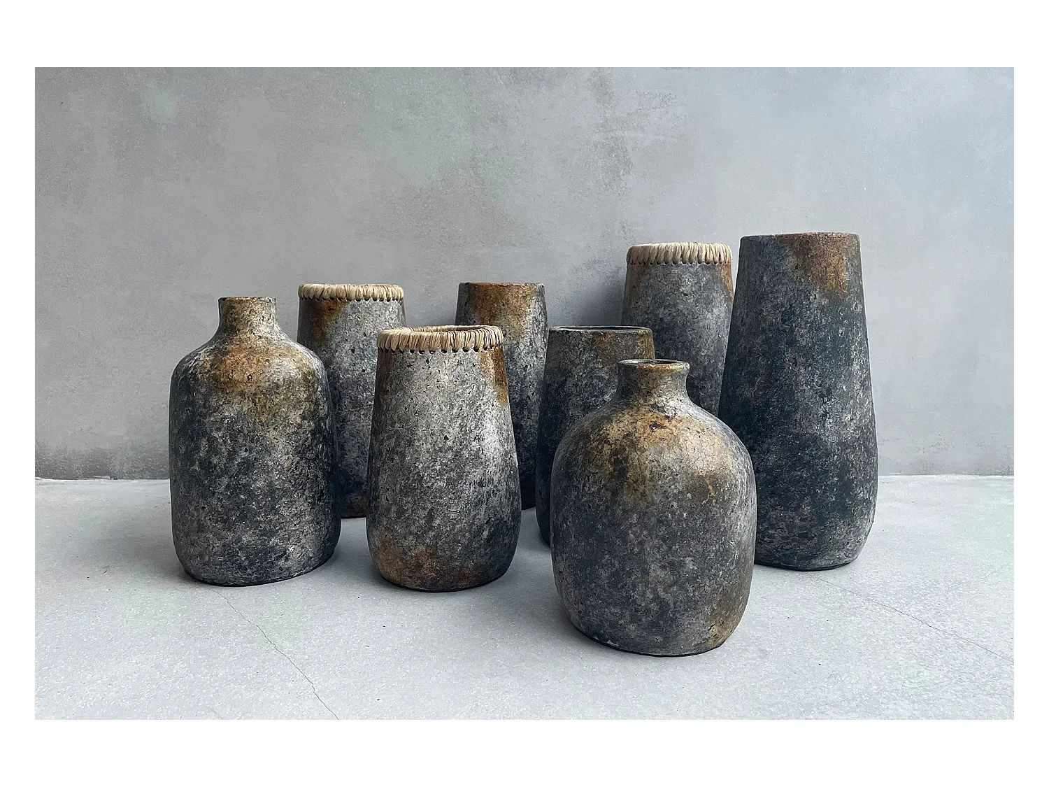 Il Vaso Spooky - Grigio Antico - L