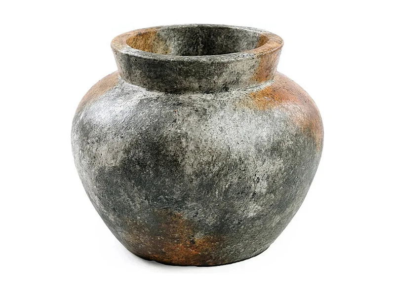 Die Funky Vase - Antik Grau - S