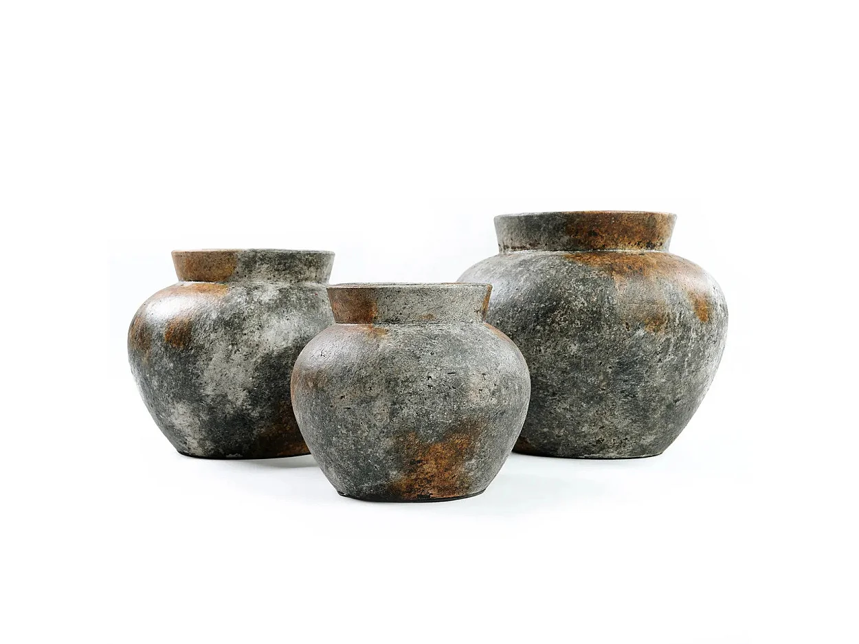 The Funky Vase - Antique Grey - S