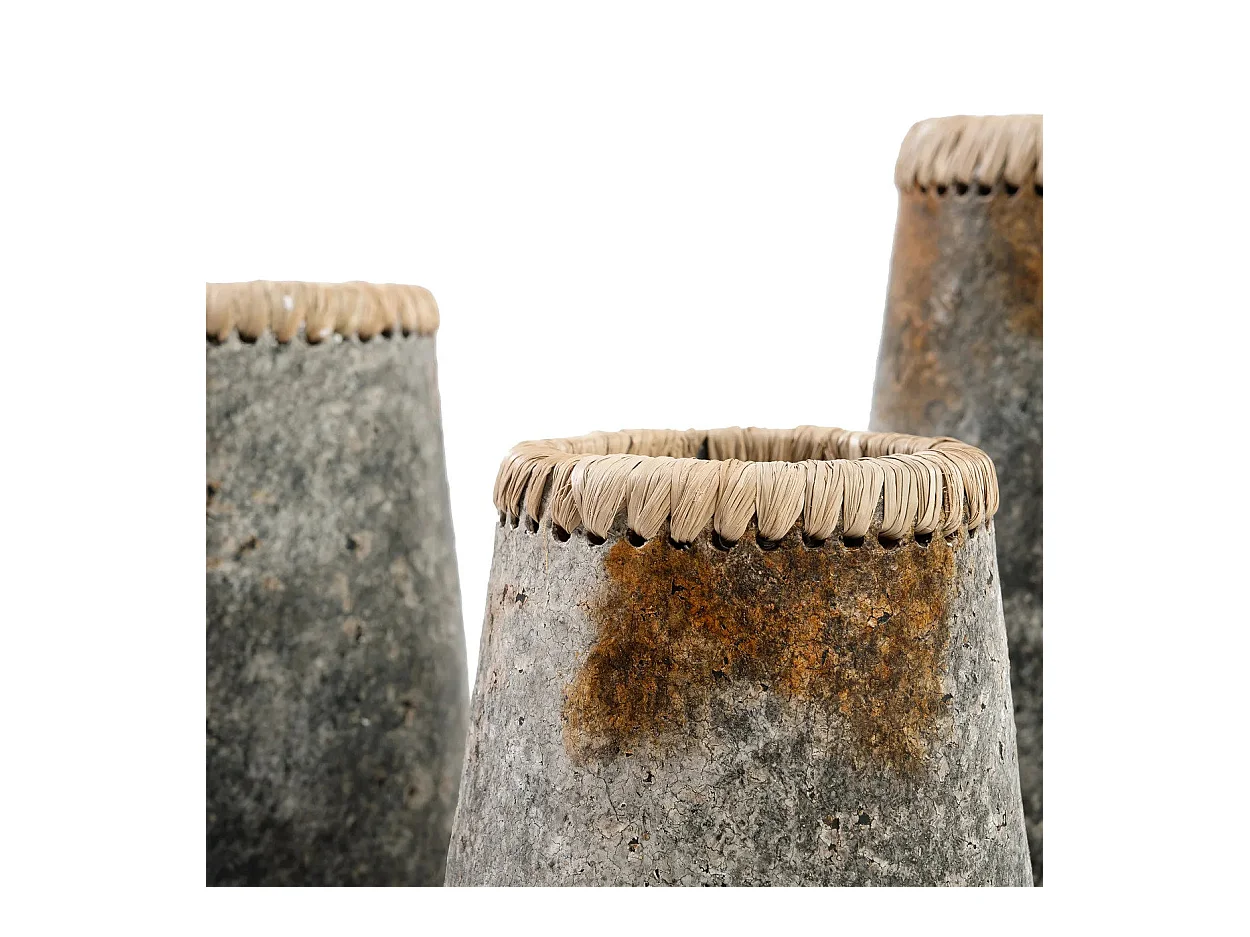 Le Vase Sneaky - Gris Antique - L