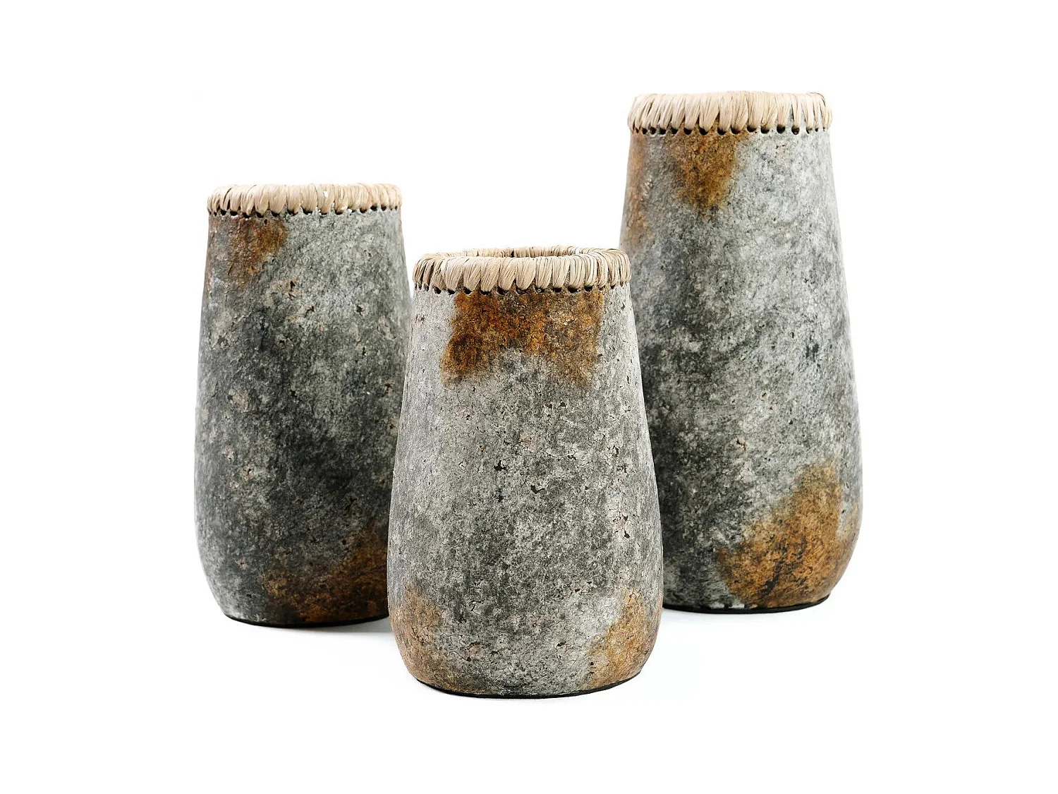 Le Vase Sneaky - Gris Antique - L