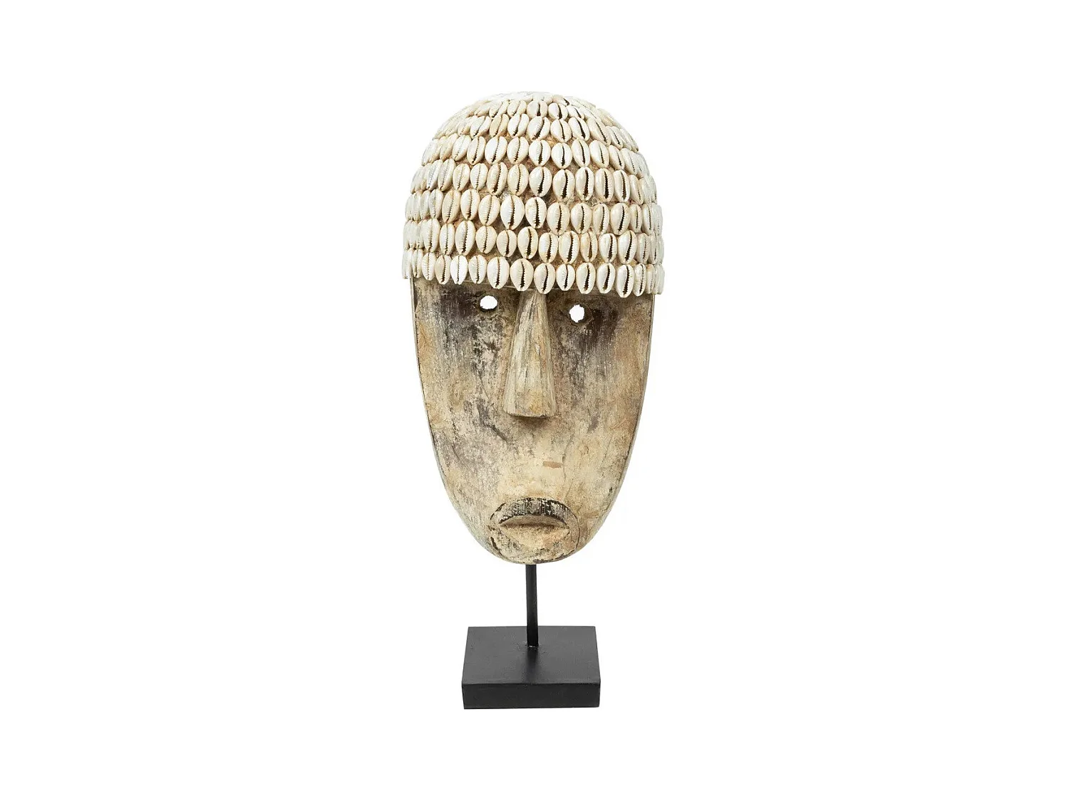 Le Masque De Cowrie Sur Pied - M