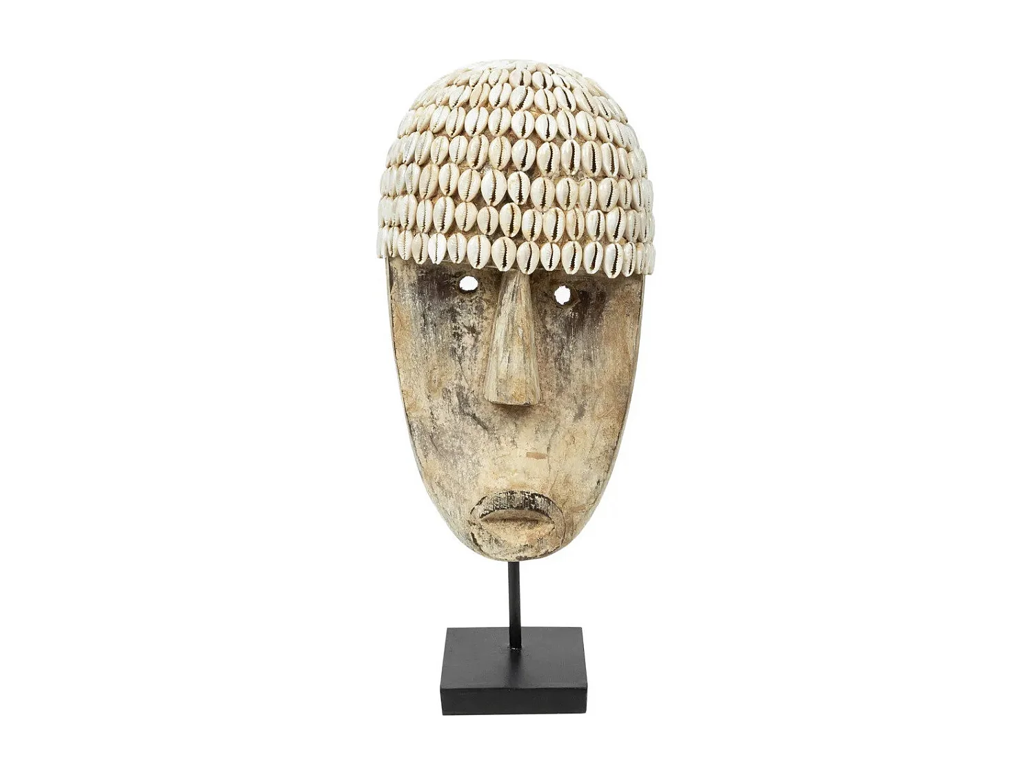 Le Masque De Cowrie Sur Pied - M