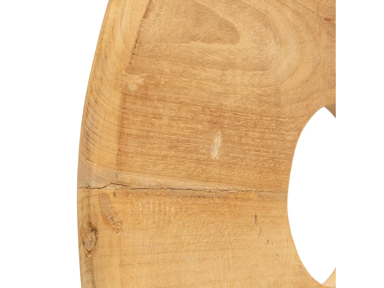 Le Disque En Teck Sur Pied - M