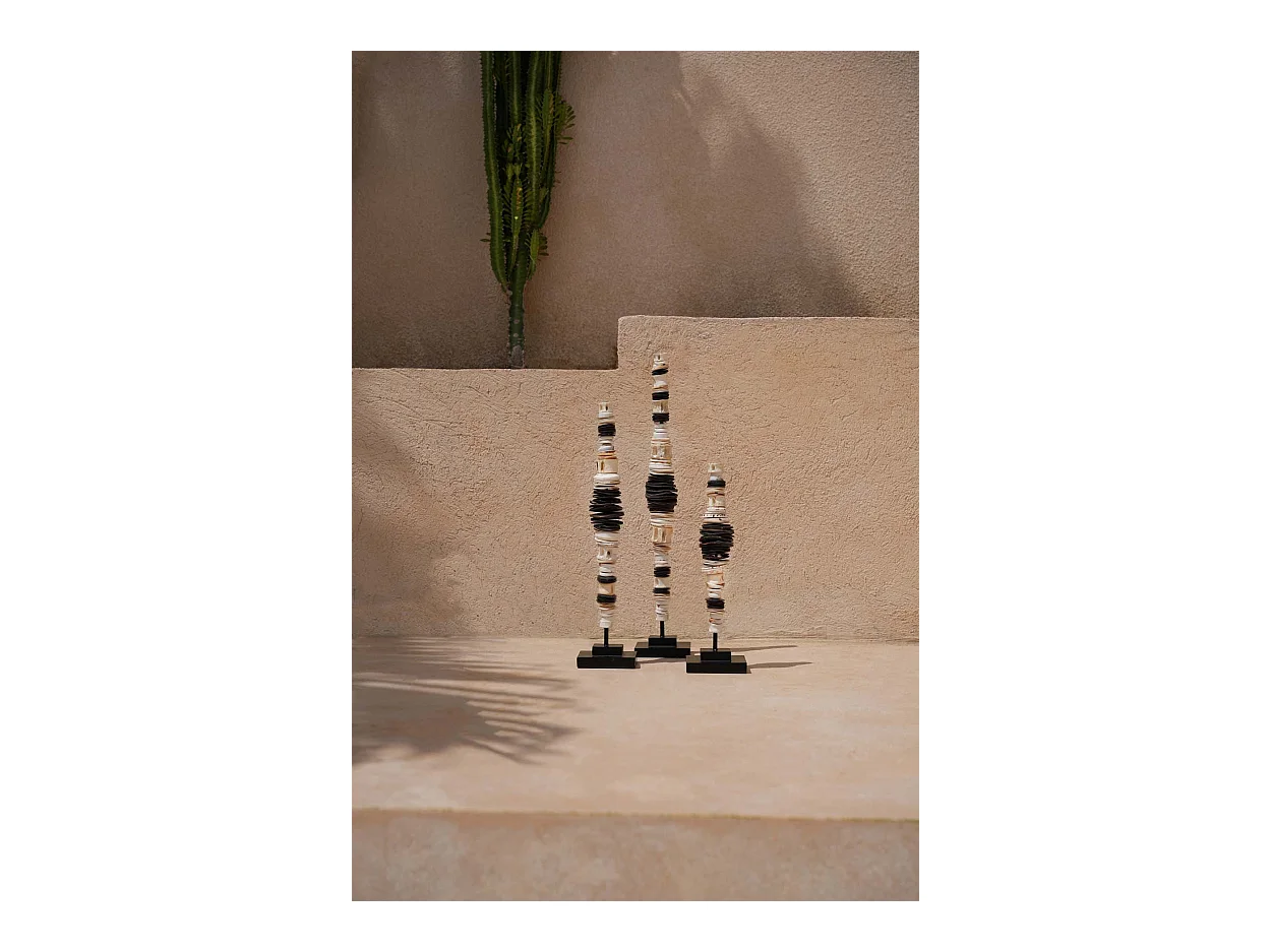 Die Geldschale auf Ständer - Schwarz Weiß - M