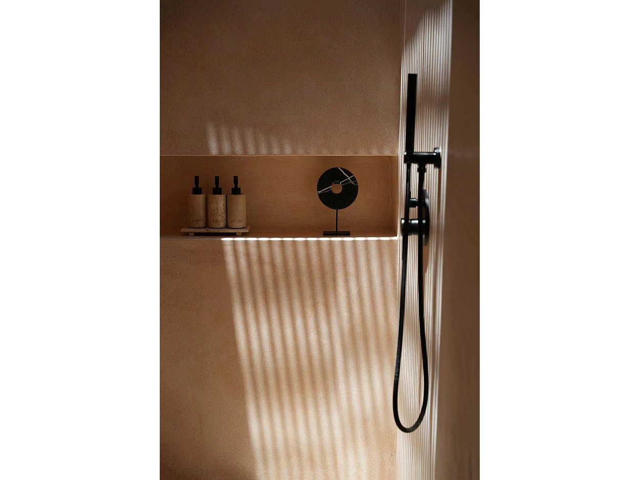 De Marmeren Disc Op Stand - Zwart - M