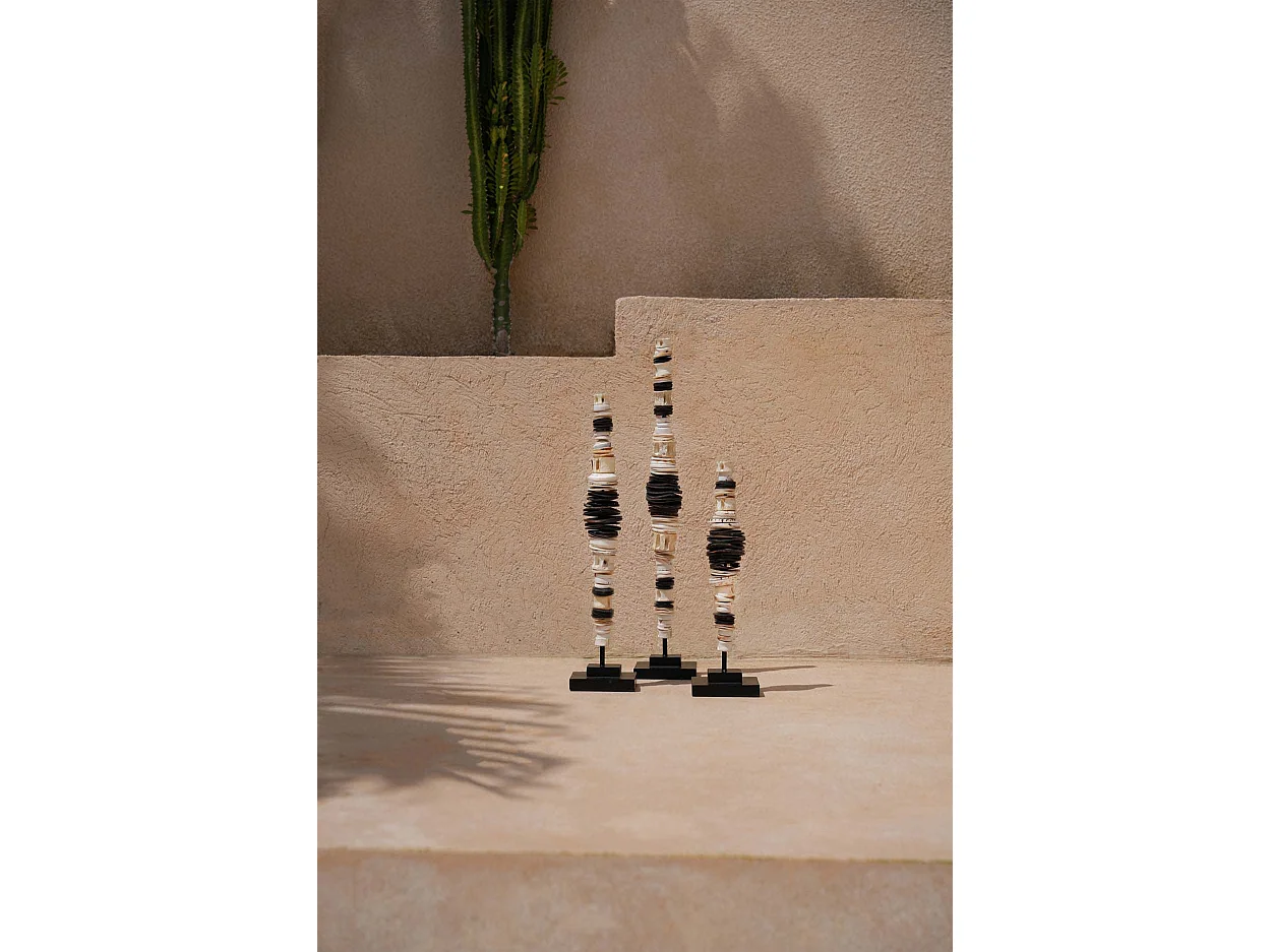 Die Geldschale auf Ständer - Schwarz Weiß - S