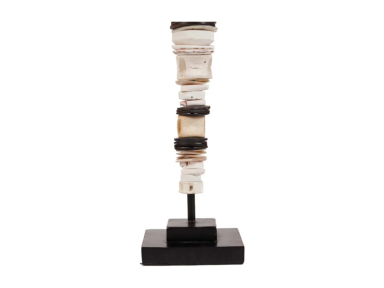 Die Geldschale auf Ständer - Schwarz Weiß - S