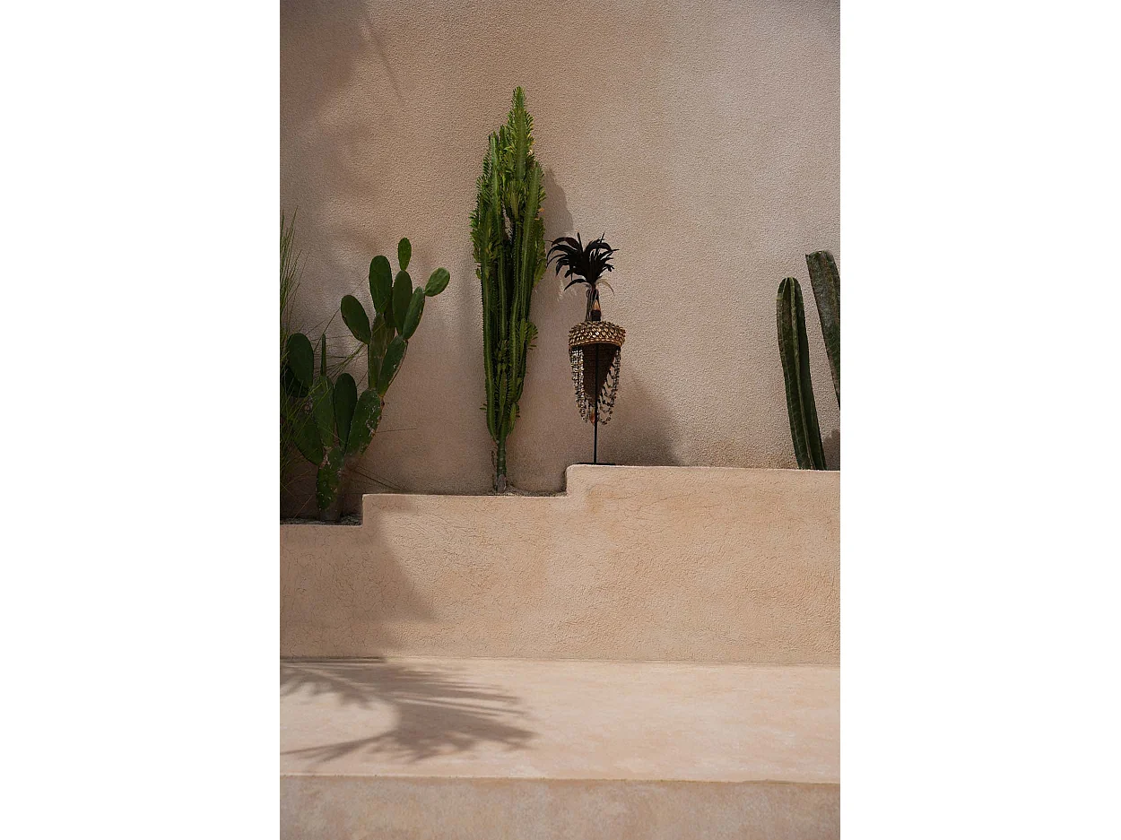 Le Chapeau En Coquillages - Naturel Noir