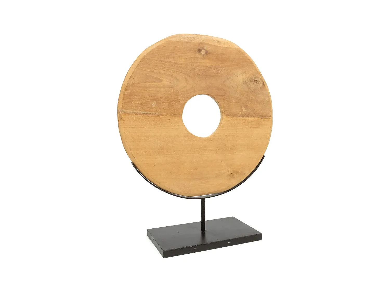 El Gran Disco De Teca En Soporte