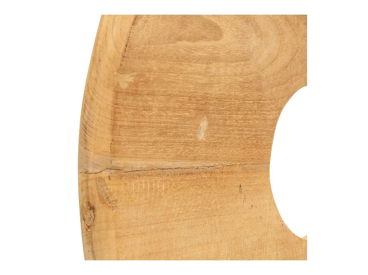 El Gran Disco De Teca En Soporte