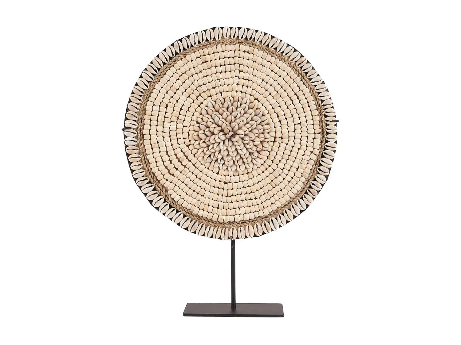 Shell Martinique Sobre Pedestal - Natural Blanco