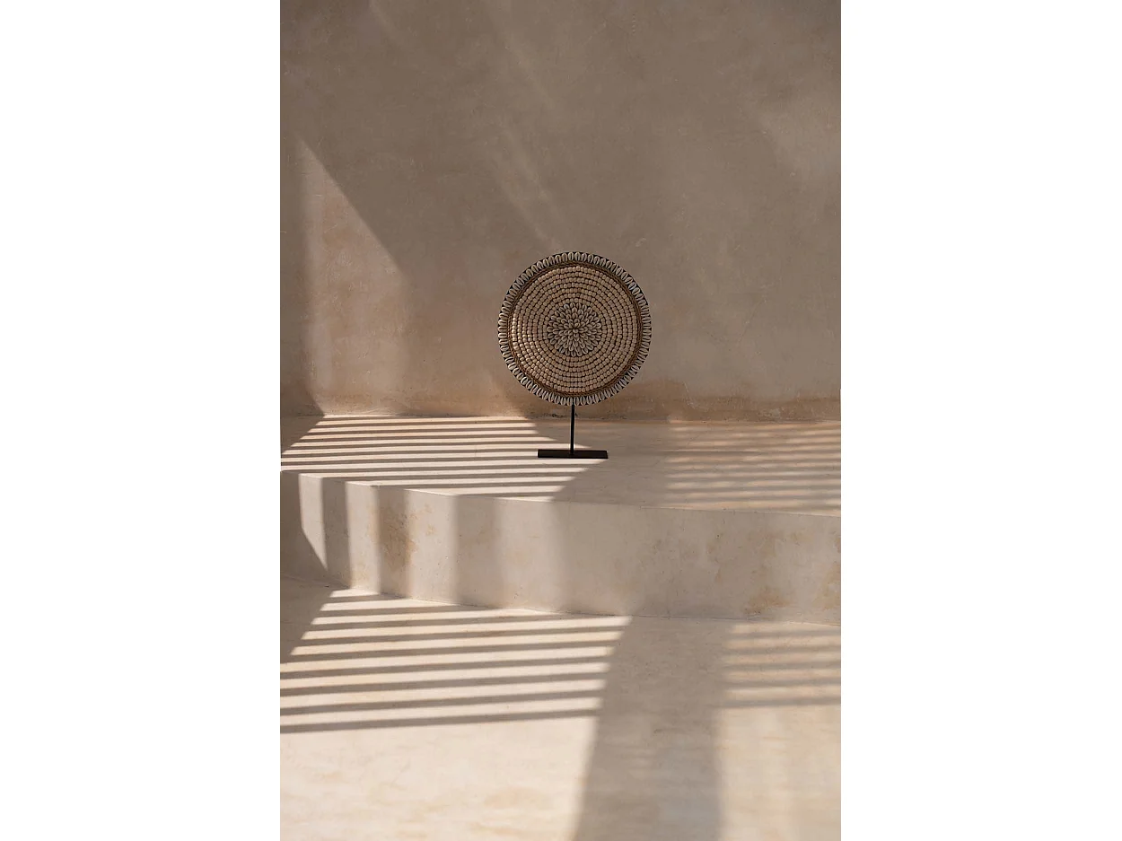 La Coquille Martinique sur Support - Blanc Naturel