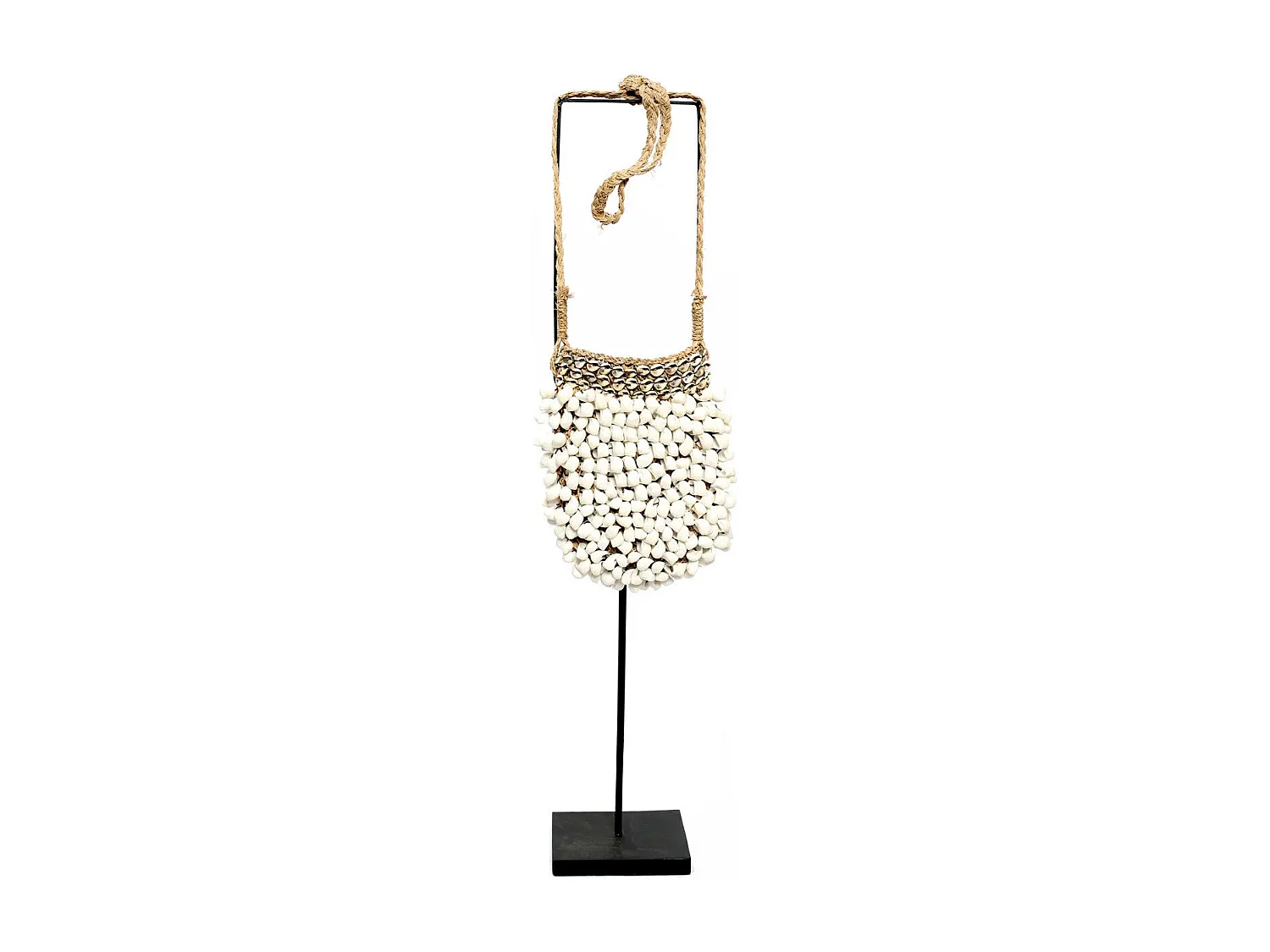 Shell Purse Sur Pied - Blanc