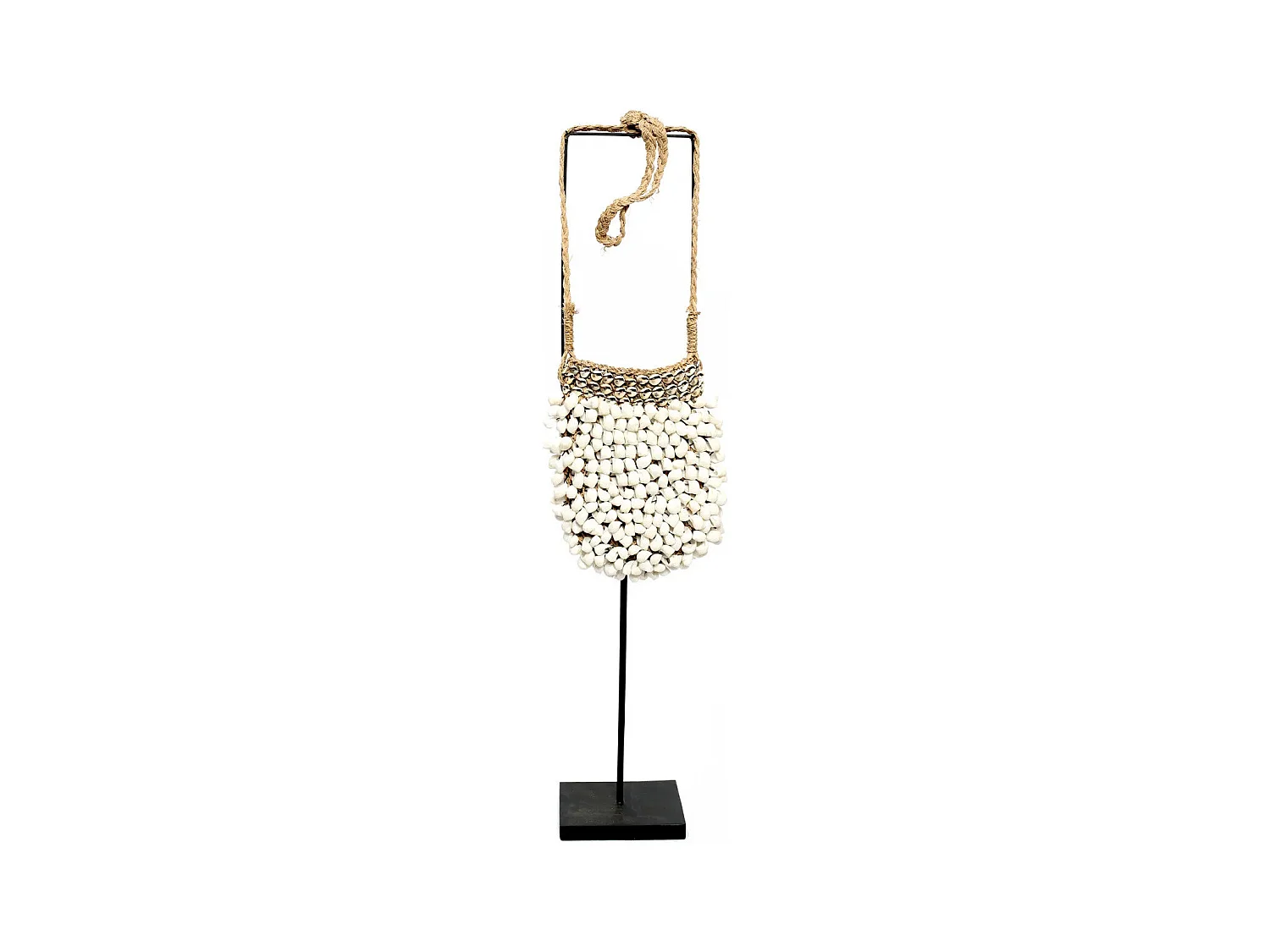 Shell Purse Sur Pied - Blanc