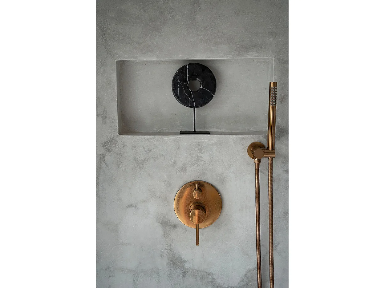 El Disco de Mármol Sobre Pedestal - Negro - S