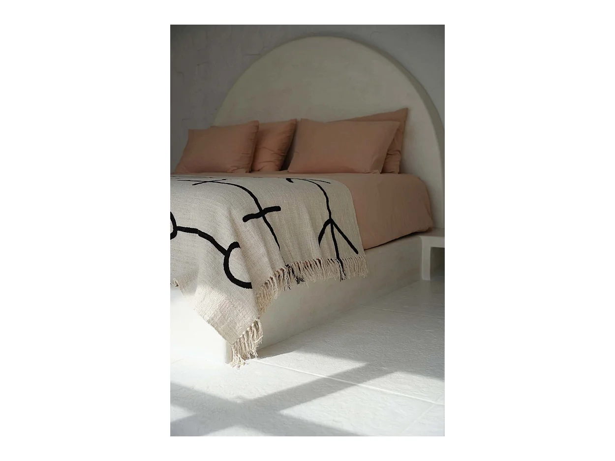 Manta para Cama Evil Eye - Negro