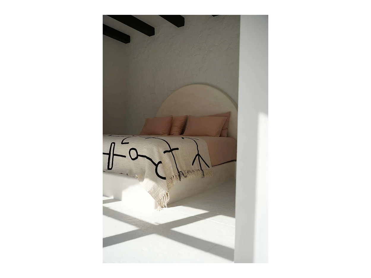 Manta para Cama Evil Eye - Negro