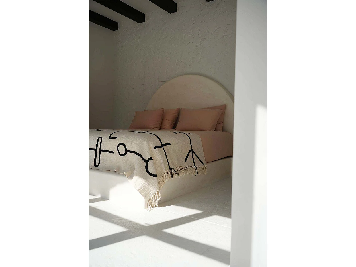 Le Jeté de Lit Evil Eye - Noir