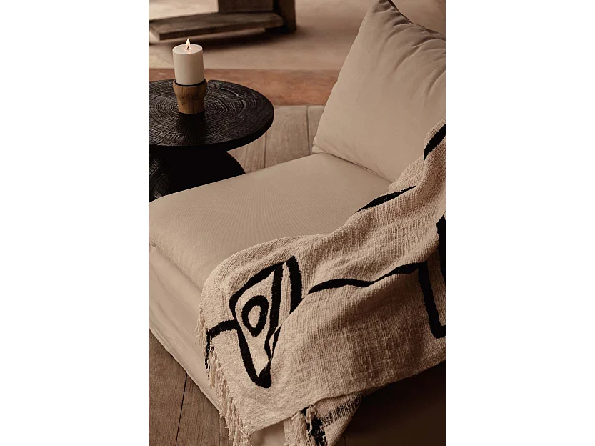 Le Jeté de Lit Evil Eye - Noir