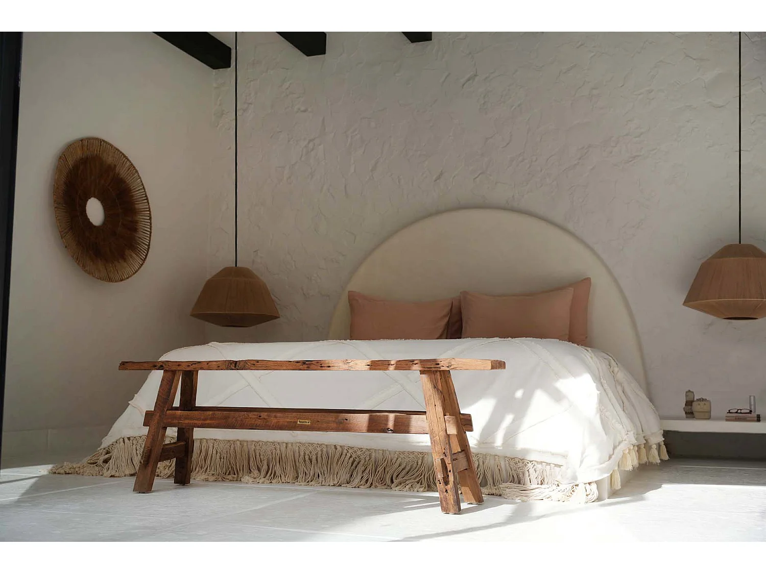 Der Berber Bettüberwurf - Natur