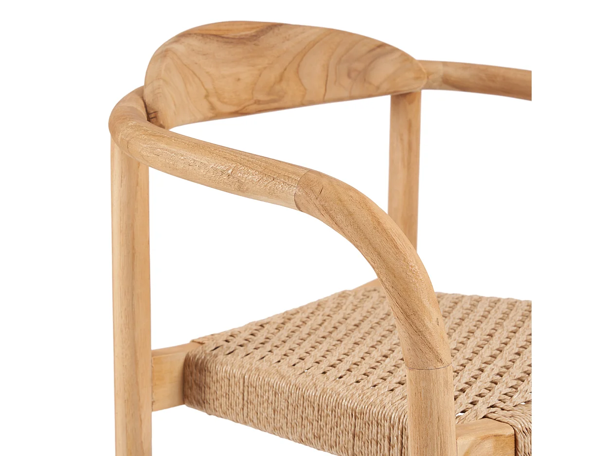 La chaise de salle à manger Amaya - Naturelle - Extérieur