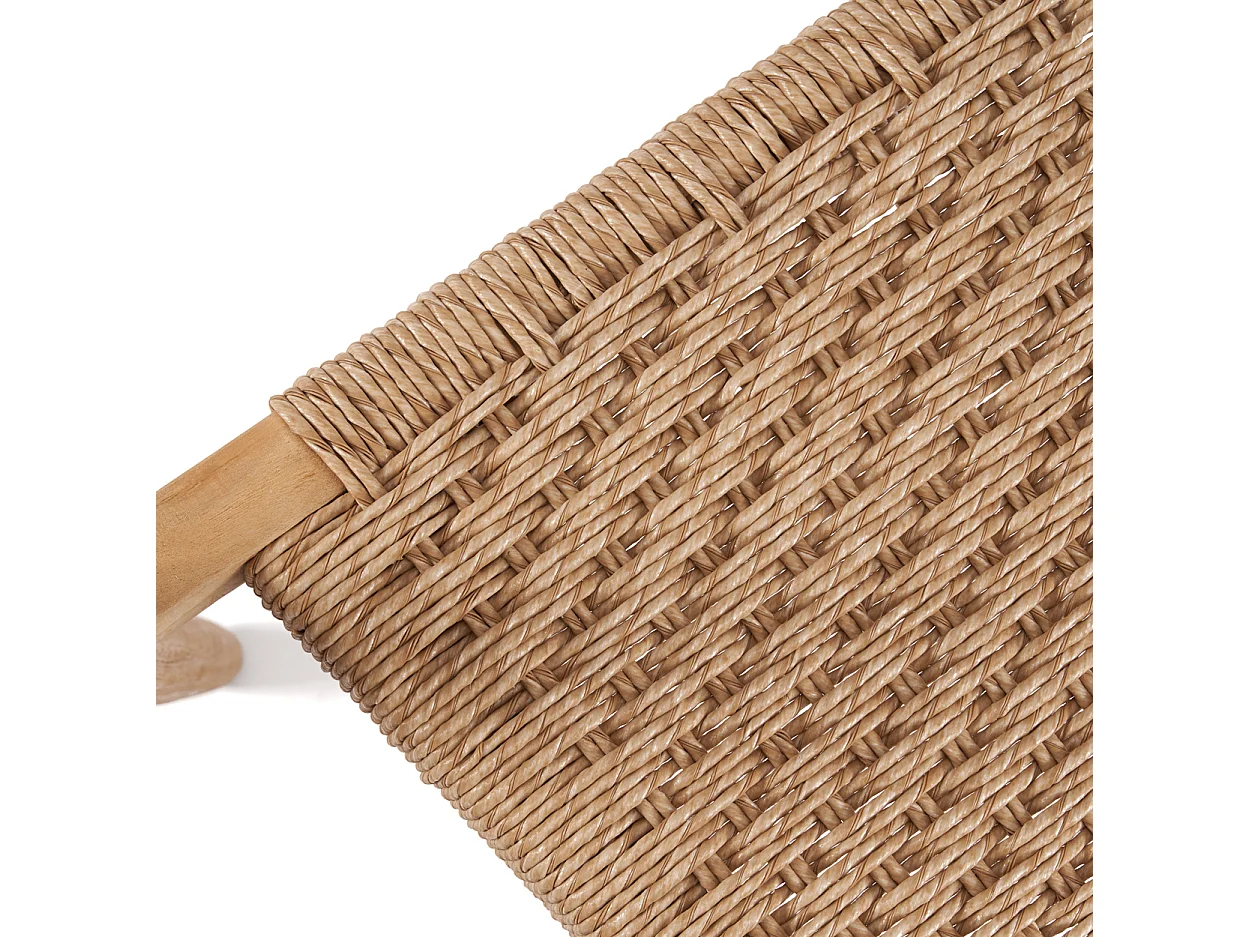 La chaise de salle à manger Amaya - Naturelle - Extérieur