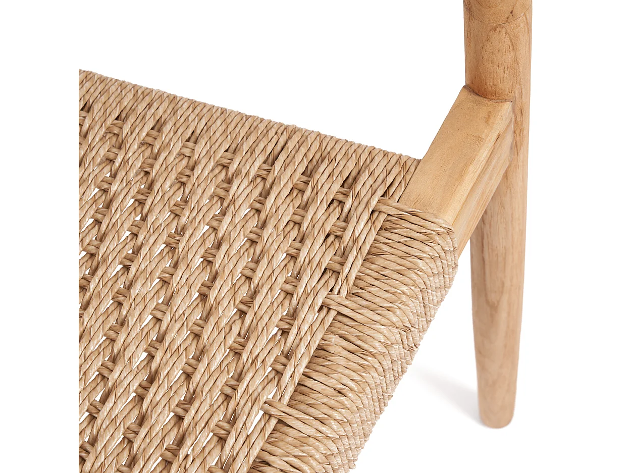 La chaise de salle à manger Amaya - Naturelle - Extérieur