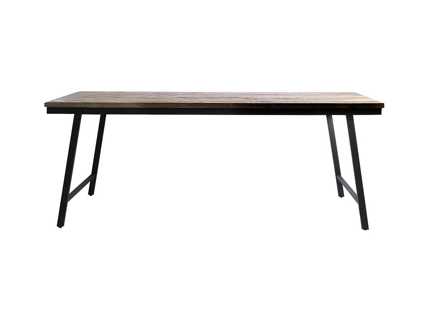 La Table de Marché Chevrons - Naturel - 200cm