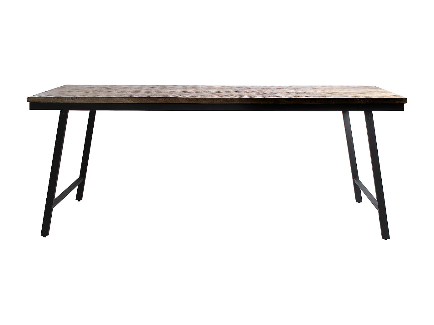 La Table de Marché Chevrons - Naturel - 200cm